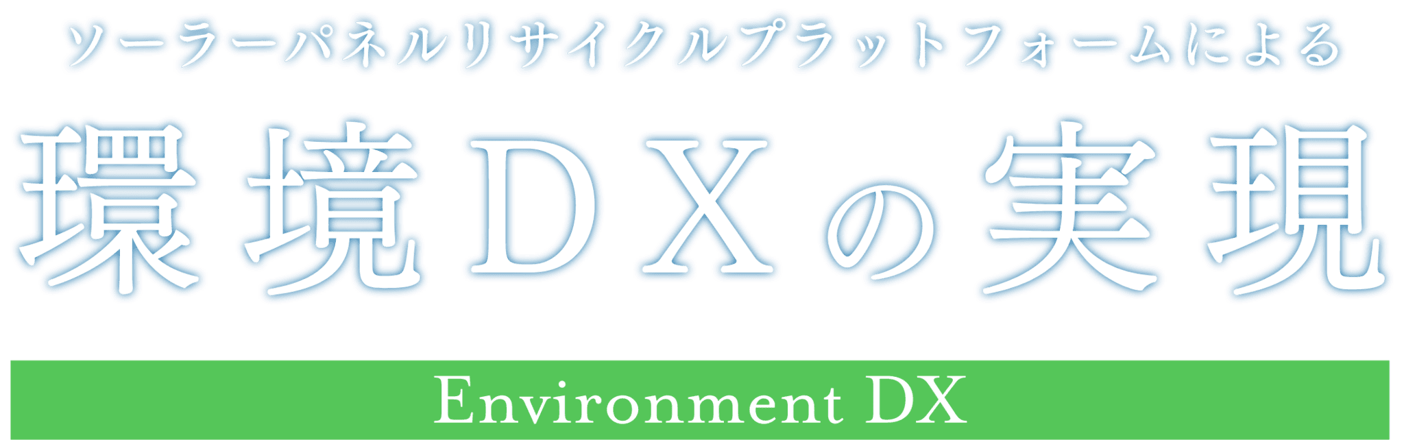 環境DXの実現